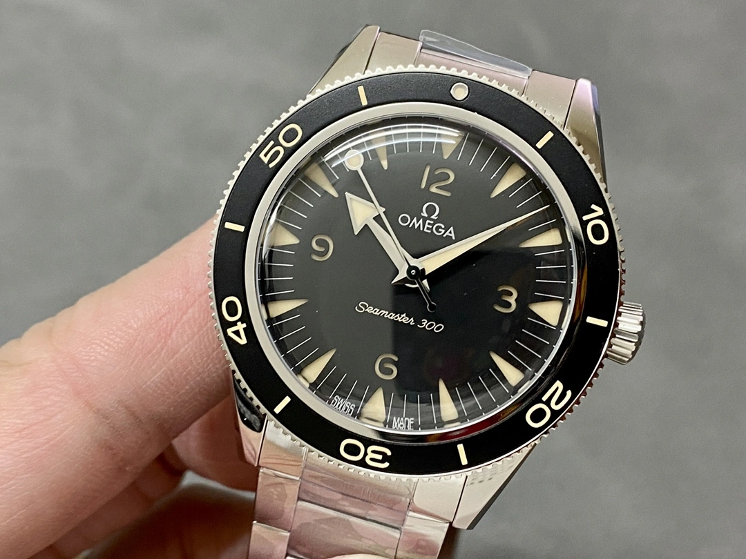 Functional CBD Factory Omega Seamaster 300 Heritage 41mm Black Sandwich Dial Stainless Steel Bracelet (234.30.41.21.01.001) 1:1 Super Clone – DD8912 Movement 248
